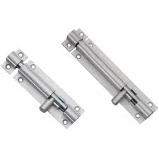 Tower bolt – Steel, Aluminium
