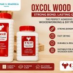 Oxcol Wood Glue for furniture, plywood, MDF, woodworking, and DIY wood bonding.